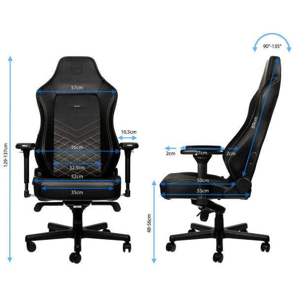 Noblechairs HERO Black/Gold Noblechairs HERO Black/Gold